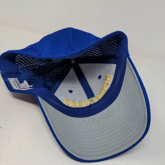 The Game Men's Fitted Hat Blue Embroidered Homestead Spartans Logo Polyester - Picture 6 of 7